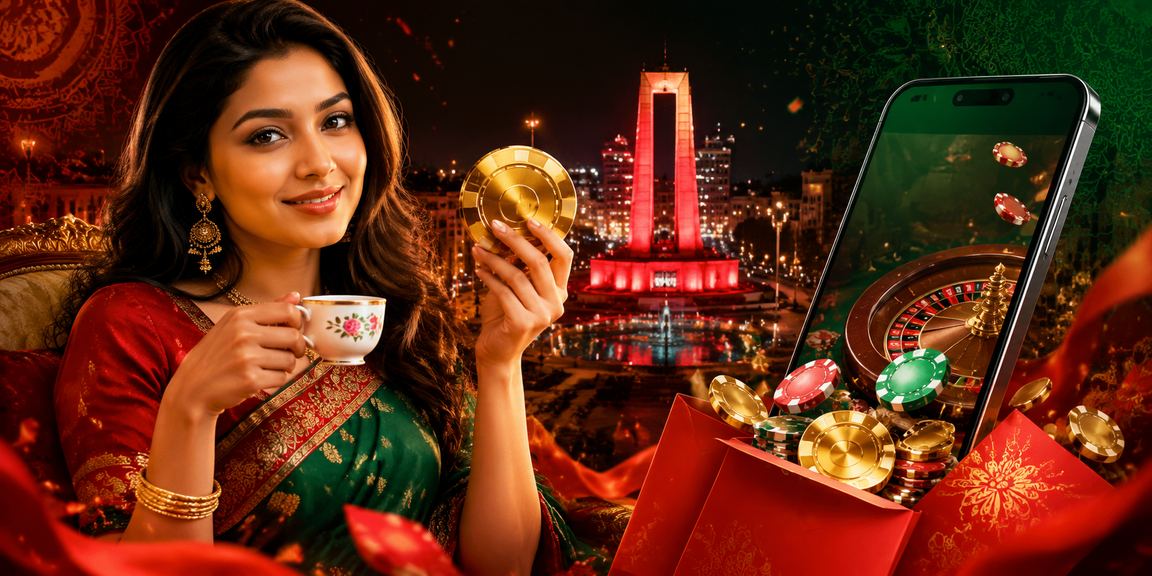 রংপুরে tk10 apk ভিআইপি লটারি বোনাস উৎসব — লাল সবুজ সাজসজ্জা
